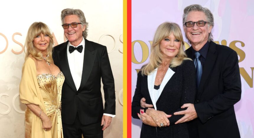 Goldie Hawn and Kurt Russell